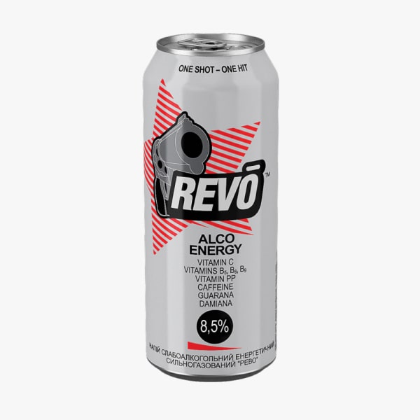 Ալկոհոլային Էներգետիկ Ըմպելիք «Revo Original» 0,5լ