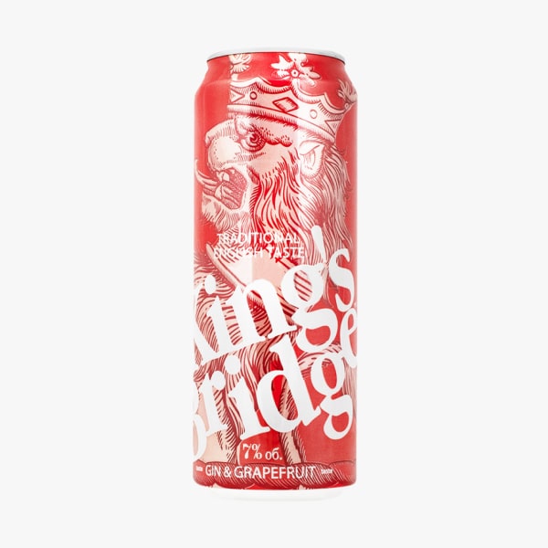 Ալկոհոլային Ըմպելիք «King's Bridge Gin & Grapefruit» 0,5լ