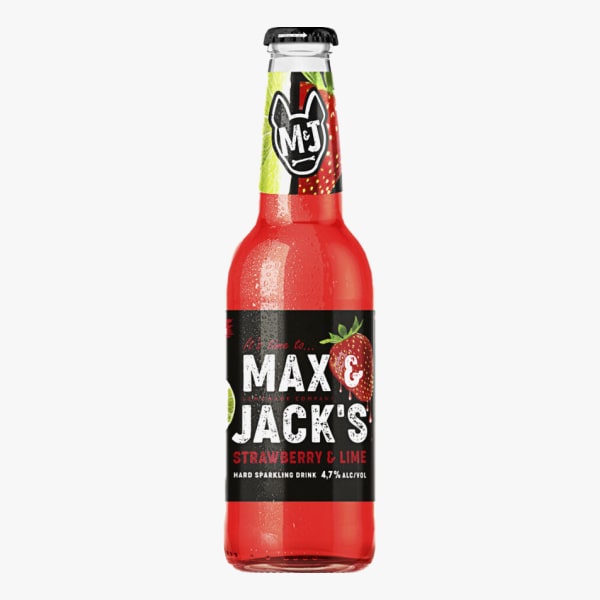 Գարեջրային Կոկտեյլ «Max & Jack's Strawberry and Lime» 0,45լ