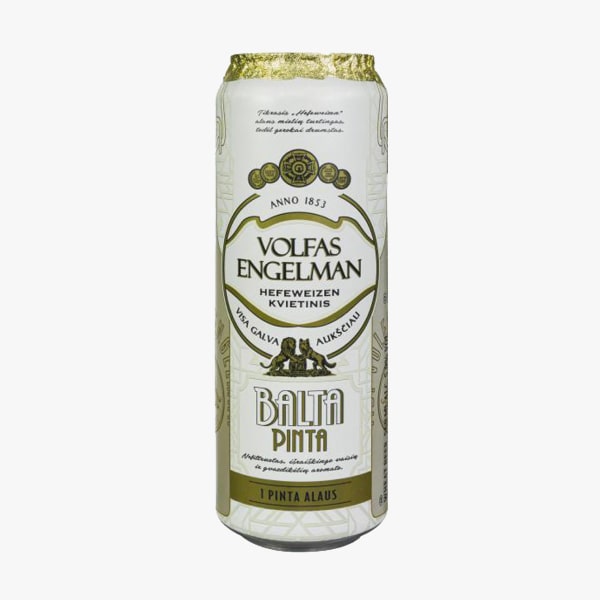 Beer "Volfas Engelman Balta Pinta" Wheat 0,5l