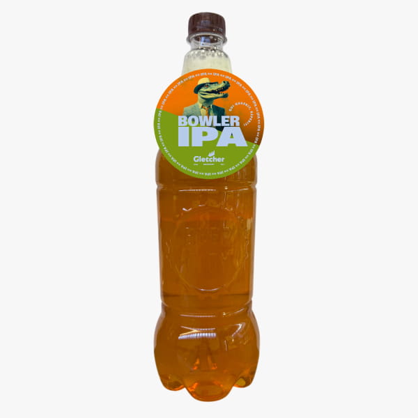 Լցնովի գարեջուր «Gletcher Bowler Ipa» չֆիլտրված 1լ