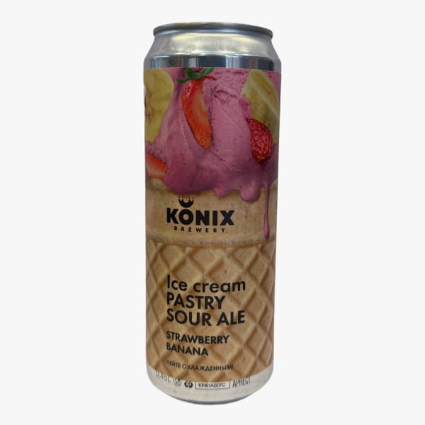 Գարեջուր «Konix» ելակի-բանանի պաղպաղակ 0,5լ