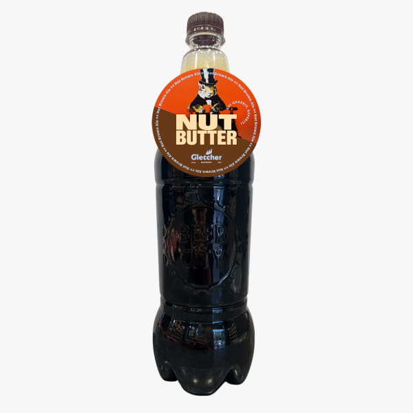 Լցնովի գարեջուր «Gletcher Nut Butter Brown Ale» չֆիլտրված մուգ էյլ 1լ