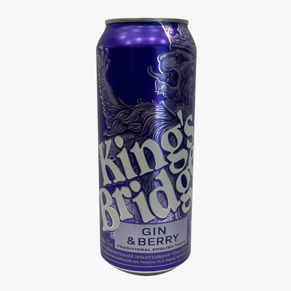 Ալկոհոլային ըմպելիք «King's Bridge Gin & Berry» 0,5լ