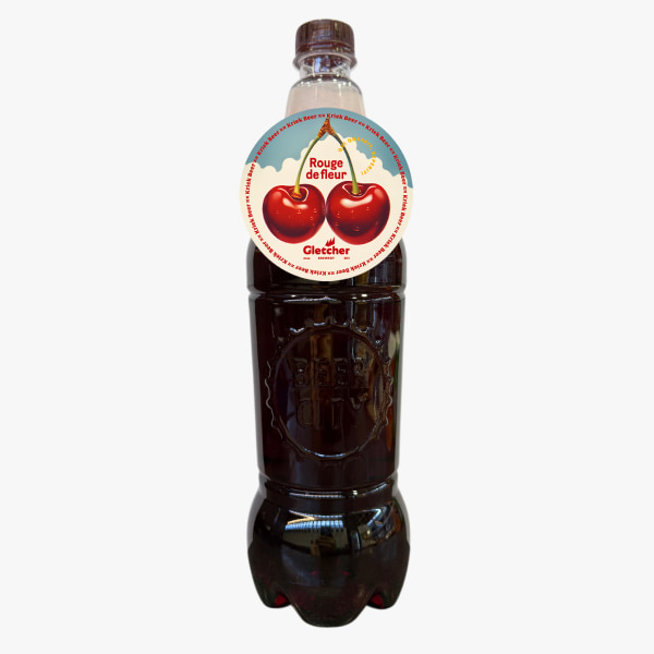 Լցնովի գարեջուր «Gletcher Rouge de fleur» չֆիլտրված 1լ