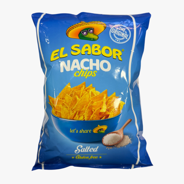 Եգիպտացորենի Չիպս «El Sabor Nacho» Աղի 100գ