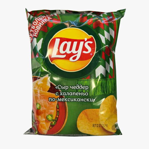 Potato Chips "Lay's" Mexican jalapeno with cheddar cheese 100g