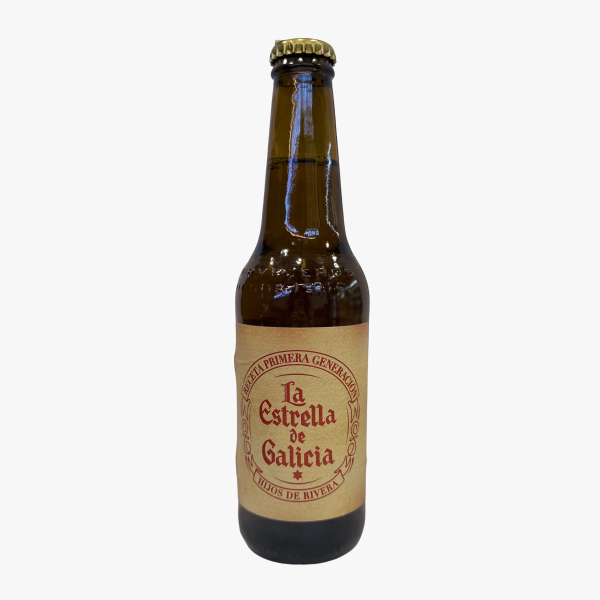 Beer "La Estrella de Galicia" 0.33 l