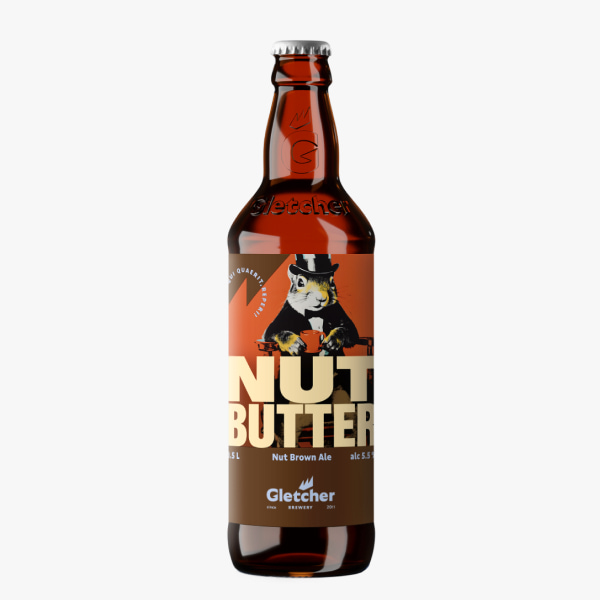 Пиво "Gletcher Nut Butter Brown Ale" темный эль 0,5 л