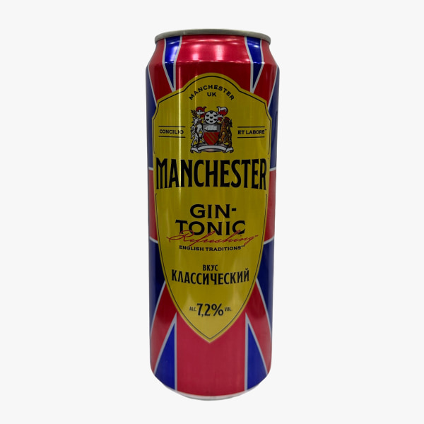 Ջին տոնիկ «Manchester» դասական 0,45լ