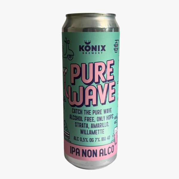 Գարեջուր «Pure wave» IPA non alco 0,45 լ
