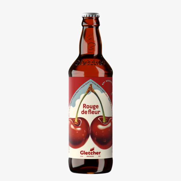 Пиво "Gletcher Rouge De Fleur" вишня 0,5л