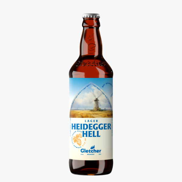 Пиво "Gletcher Heidegger Hell" лагер 0,5 л