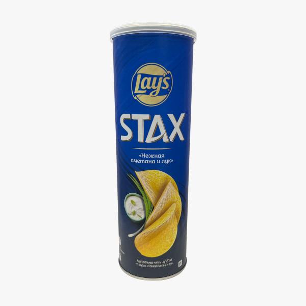 Կարտոֆիլի Չիպս «Lay's Stax» 140գ թթվասերի և սոխի համով