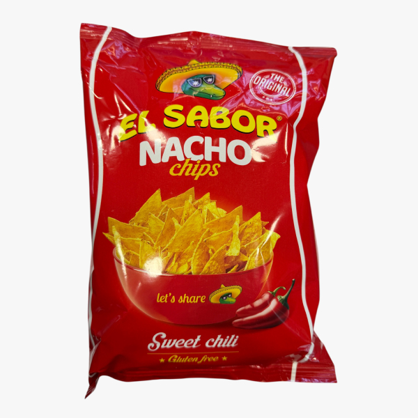 Кукурузные Чипсы "El Sabor Nacho" сладкий перец чили 100г